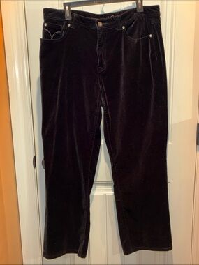 Venezia Women’s 18  Velvet Straight-Leg Jeans with 2% Spandex 98% Cotton